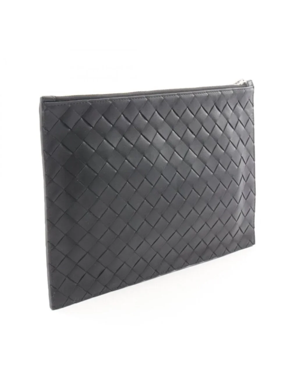 Bottega Veneta Clutch Intre Chart Leather New